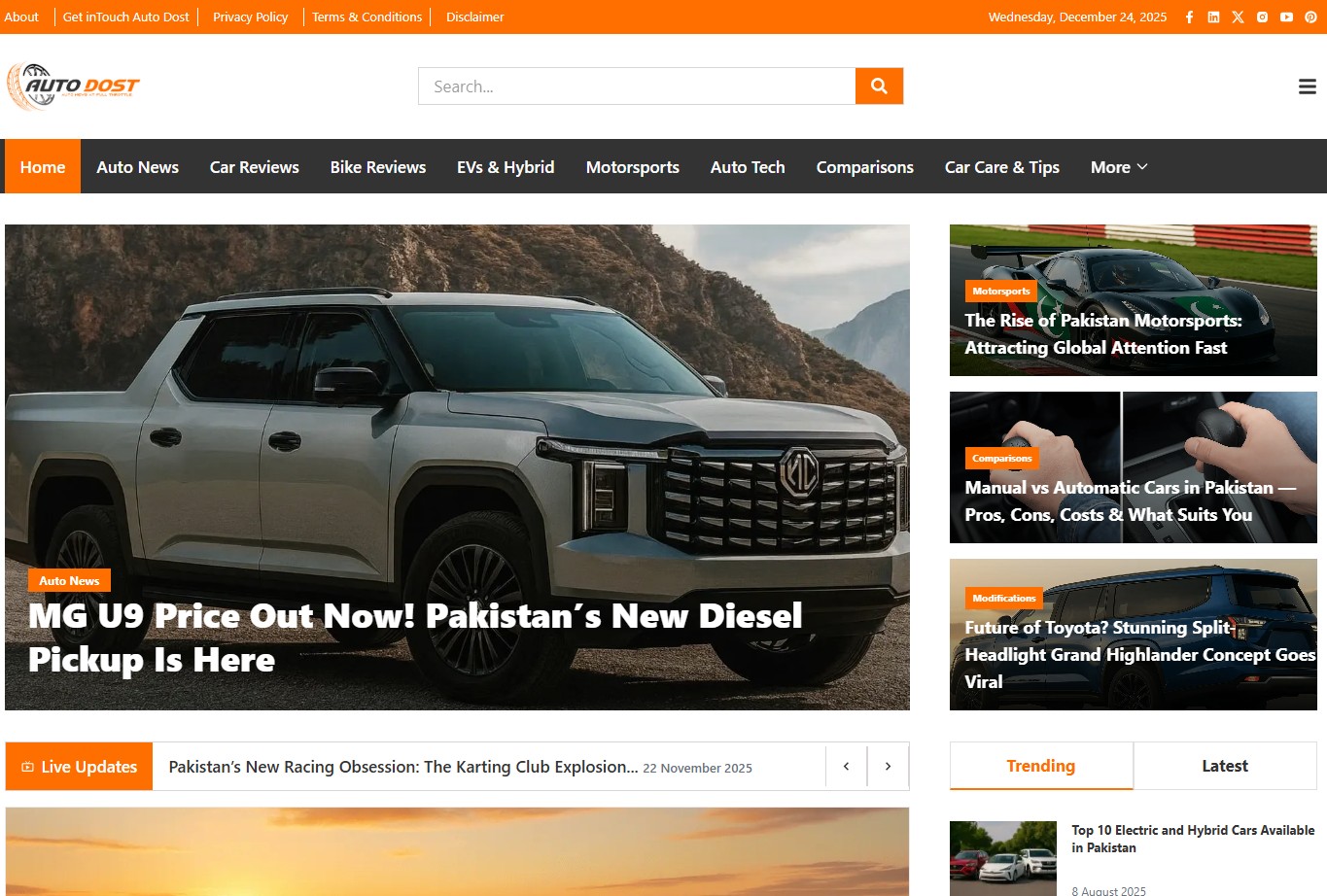 AutoDost – Automotive SEO Content Platform